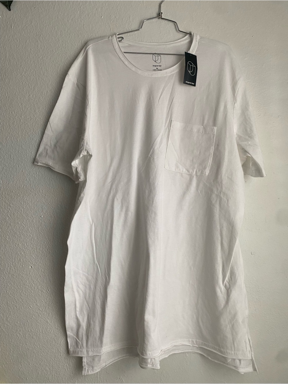 Undefeated White Pocket Crewneck T-Shirt
